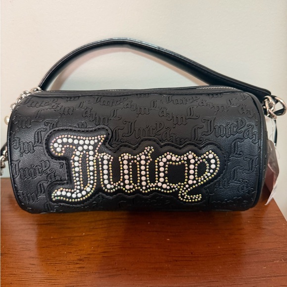 NWT Juicy Couture String of Pearls Roll Bag - Picture 2 of 13